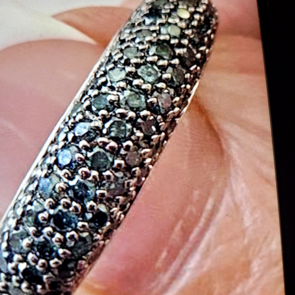 Blue Diamond Ring